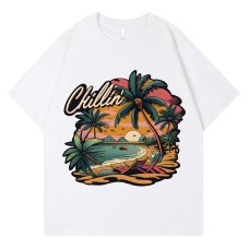 Print Crew Neck Casual Short Sleeve T-Shirt for Men and Women Trendy Tee Print Crew Neck Casual Short Sleeve T-Shirt for Men and Women Trendy Tee