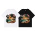 Print Crew Neck Casual Short Sleeve T-Shirt for Men and Women Trendy Tee