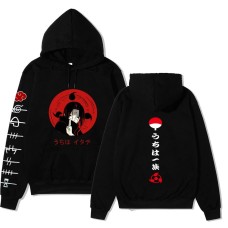 Naruto Printed Fleece-lined Cotton Hoodie