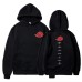 Naruto Printed Fleece-lined Cotton Hoodie