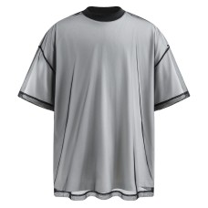 Short Sleeve Men's  Cool High-Intelligence T-Shirt Trendy Design Half Sleeve