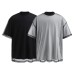 Short Sleeve Men's  Cool High-Intelligence T-Shirt Trendy Design Half Sleeve