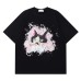 Cleanfit Lazy Hand-painted Print Design Short Sleeve T-shirt