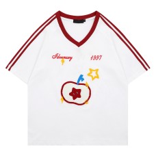 Short Sleeve T-Shirt Unisex Summer Loose Casual Half-Sleeve 