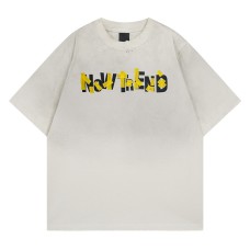 Letter Print Short Sleeve T-Shirt Men Loose Summer Letter Print Short Sleeve T-Shirt Men Loose Summer