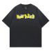 Letter Print Short Sleeve T-Shirt Men Loose Summer