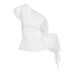 Small niche design sloping shoulder slimming versatile top for women's clothing Small niche design sloping shoulder slimming versatile top for women's clothing