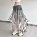 Simple letter slim fit casual versatile waist decoration for women
