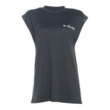 Versatile slimming round neck casual sports top for women's wear