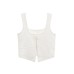 Women's INS Internet Celebrity Fashion Round Neck Knitted Short Tank Top