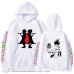 Printed Loose Hoodie