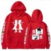 Printed Loose Hoodie