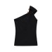 Irregular Shoulder-baring Tube Top with Style Design for Summer