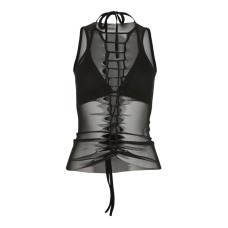 Small niche design solid color top two-piece set for women