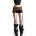 Irregular and versatile slim fit solid color waist decoration women's clothing Irregular and versatile slim fit solid color waist decoration women's clothing