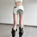 Irregular and versatile slim fit solid color waist decoration women's clothing Irregular and versatile slim fit solid color waist decoration women's clothing