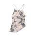 Women's Clothing INS Internet Celebrity Linen Blend Backless Top