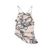Women's Clothing INS Internet Celebrity Linen Blend Backless Top