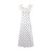 Slimming Lace Square Neck Off-the-Shoulder Dress