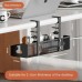 No-drill under-desk cord rack: metal mesh, high-load cable holder. No-drill under-desk cord rack: metal mesh, high-load cable holder.