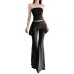 Vertical sense niche micro flared pants women's clothing