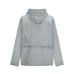 Retro Washed Distressed Hole Letter Print Hoodie Unisex Loose Casual Sweatshirt