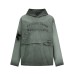 Retro Washed Distressed Hole Letter Print Hoodie Unisex Loose Casual Sweatshirt