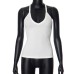 Women's Solid Color Strapless Backless Crop Top T-Shirt