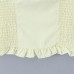 V-neck Halter Elastic Gathered Waist Camisole