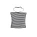 Bow tie elastic slim fit small strapless strap Top