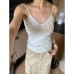 INS Sweet and Spicy Style Inner Wear Strapless Top for Women with Bowknot Pleats