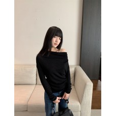Loose Fit Swing Collar T-Shirt for Women Irregular Rayon Top Loose Fit Swing Collar T-Shirt for Women Irregular Rayon Top