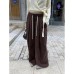 Camel Casual Pants for Women with Unique Drawstring Button Wide-Leg Long Pants