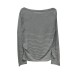 Sweet and Spicy Style Striped Off-the-Shoulder T-Shirt for Women Loose Fit Versatile Top