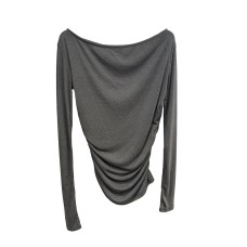 Pleated Off-Shoulder Women's Long Sleeve Top Pleated Off-Shoulder Women's Long Sleeve Top