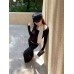 Design Square Neck Long Sleeve Top for Women