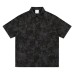 Short Sleeve Shirt Men's Retro Loose Casual Floral Shirt Half Sleeve Dress Shirt