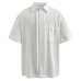 Short Sleeve Men Loose Cool Old Money Style Half Sleeve Dress Shirt