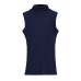 Elastic Fitted Body-Shaping Cowl Neck Sleeveless Thin Base Layer Tank Top