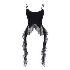 Irregular Ruffle Flowy Mini Strapless Top Irregular Ruffle Flowy Mini Strapless Top