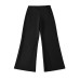 Loose Low Waist Straight Leg Flared Floor-Length Casual Pants