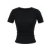 Slim fit waist cinching top Slim fit waist cinching top
