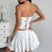 Fish bone hollow rope style French strapless Fish bone hollow rope style French strapless