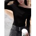 Irregular off shoulder top