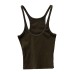 Sweet and Spicy Style U-neck Versatile Strapless Camisole Women's Top Slimming Fitted Blouse