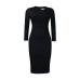 Slim fit hip hugging dress