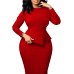Slim fit hip hugging dress