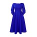 Banquet Dress with Flared Skirt for Women