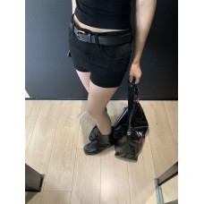 Short Design Elastic Mini Denim Shorts for Women