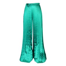 Solid color casual pleated wide leg pants long pants Solid color casual pleated wide leg pants long pants